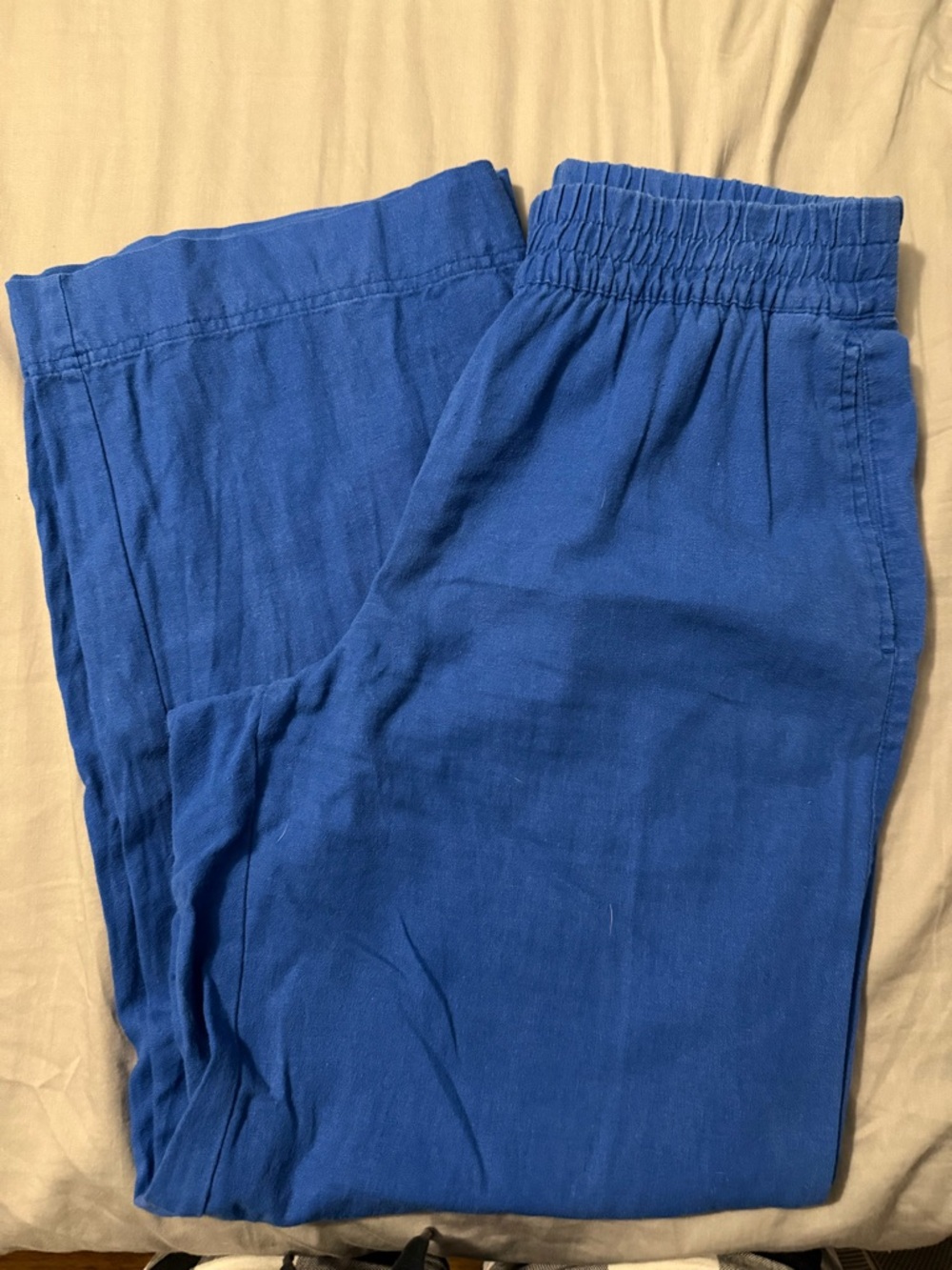 Old Navy Royal Blue Elastic-Waist Pants